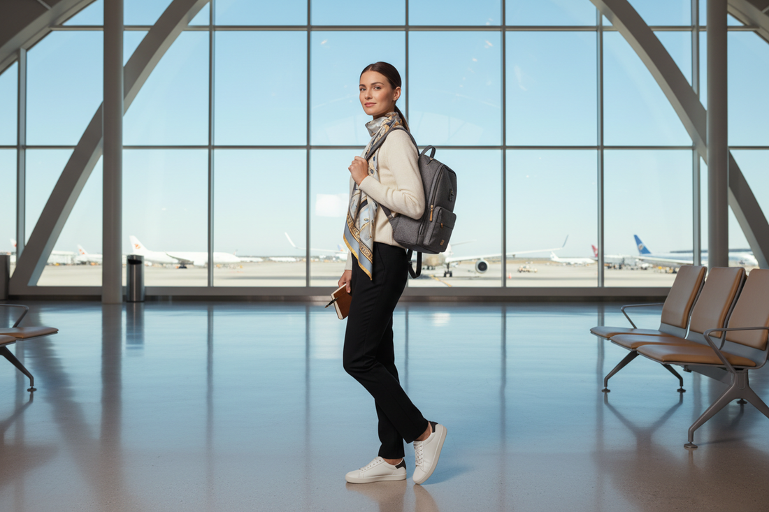 Sac a dos compression sous vide cabine avion 