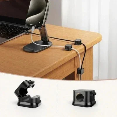 Découvrez notre attache câble magnétique MagClip™, la solution ultime de support câble bureau et de gestion câbles bureau. Ce clip câble adhésif révolutionnaire offre un range câble magnétique efficace pour tous vos espaces. Que vous cherchiez comment organiser ses câbles de bureau ou une solution rangement câbles bureau gaming, notre organisateur câbles bureau s'adapte à tous vos besoins. Cette attache câble universelle 7.5mm fonctionne comme un support câble adhésif sans perçage parfait pour les setup inf