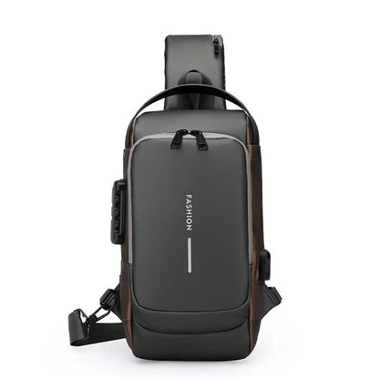 Sac de Poitrine Anti-vol VaultPack™ | Code Secret + Port USB | Homme & Femme. Idéal pour le voyage et la ville. Livraison gratuite ! Achetez-le en confiance.
