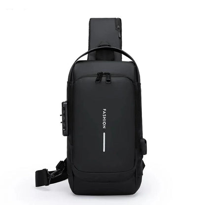 Sac de Poitrine Anti-vol VaultPack™ | Code Secret + Port USB | Homme & Femme. Idéal pour le voyage et la ville. Livraison gratuite ! Achetez-le en confiance.