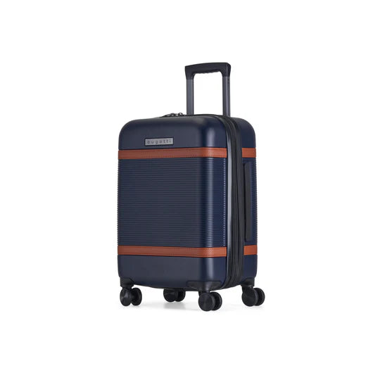Valise cabine Bugatti Wellington avec 8 roues 360° et finitions vegan leather