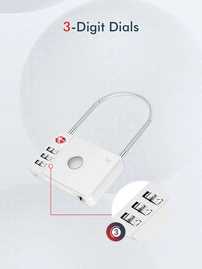 Cadenas TSA Milock Apple Find My à code 3 chiffres pour valise cabine, accessoire sécurité voyage
