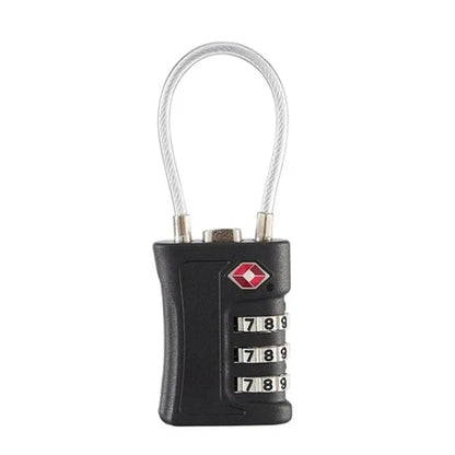 Cadenas TSA pour valise disponible en noir