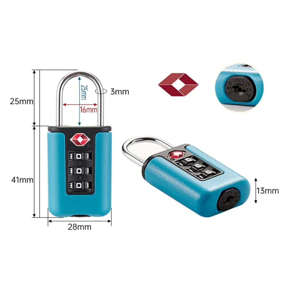 Dimensions precises dun cadenas TSA pour valise cabine et bagage