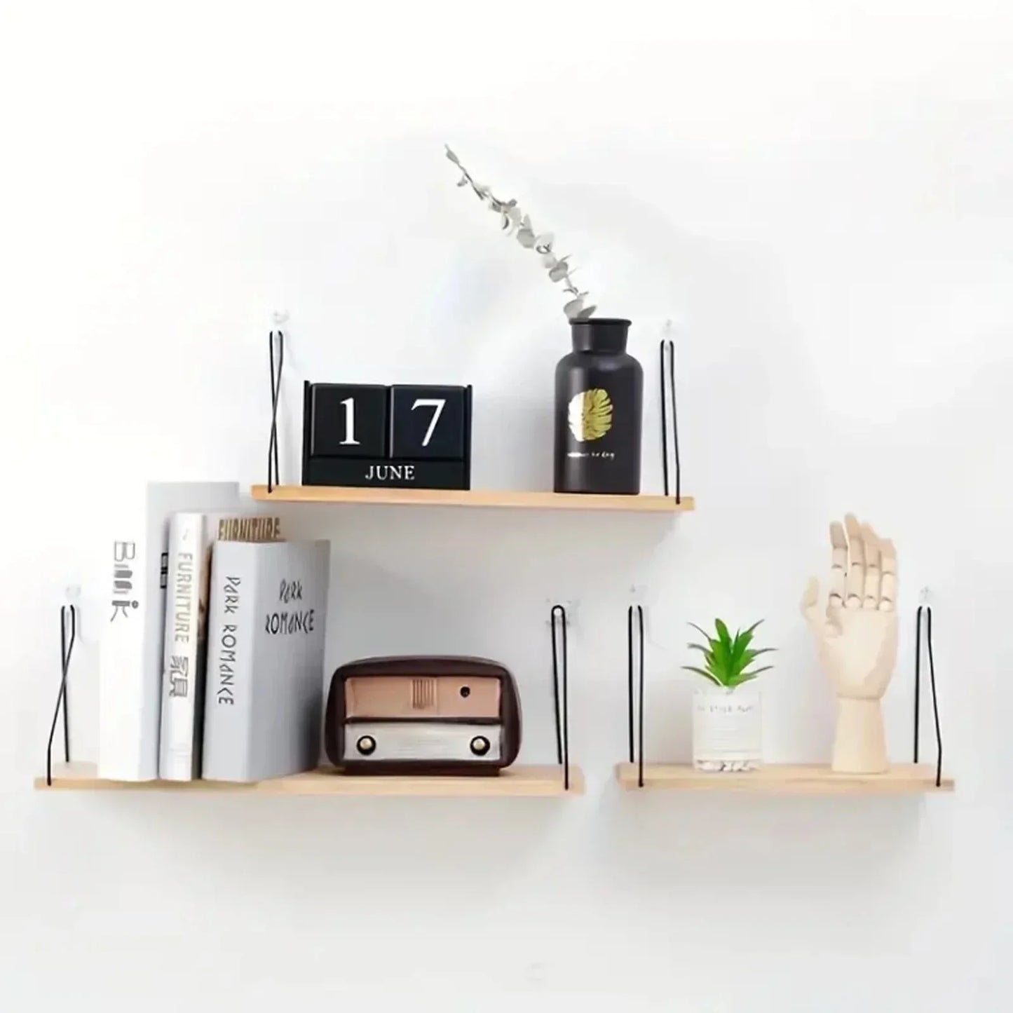Étagère murale bois | Mur Harmonie™ - Rangement Chic