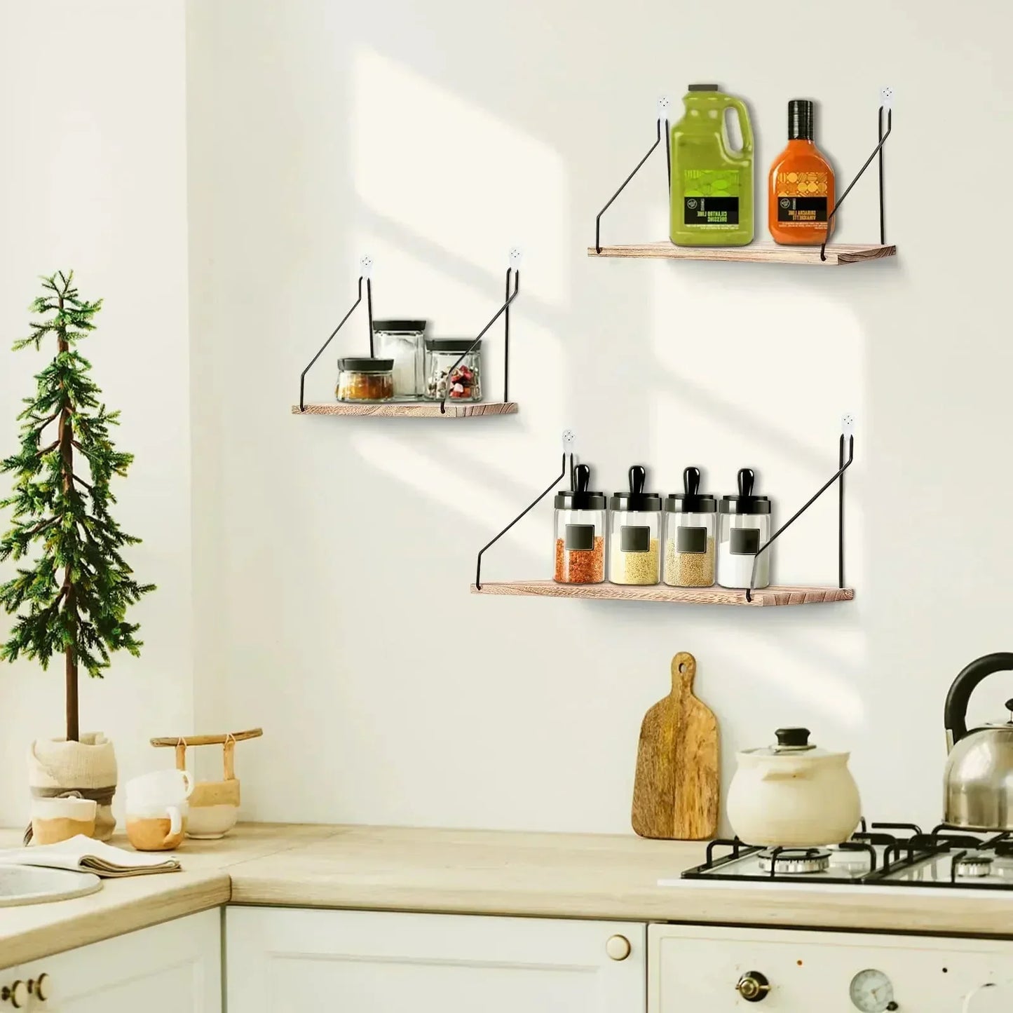 Étagère murale bois | Mur Harmonie™ - Rangement Chic