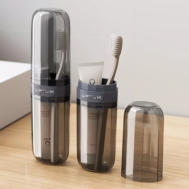 etui brosse a dent portable pour voyage avec rangement hygienique et format valise cabine
capacite