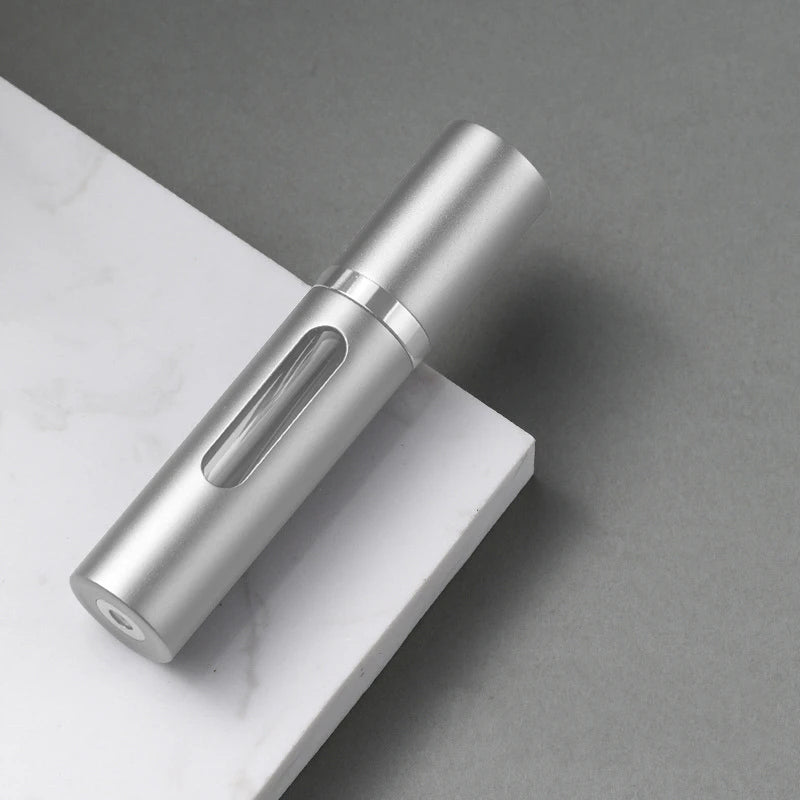 flacon voyage parfum rechargeable en verre 8ml avec pompe spray atomiseur portable conteneur cosmetique vide mini bouteille parfum pour avion et deplacement