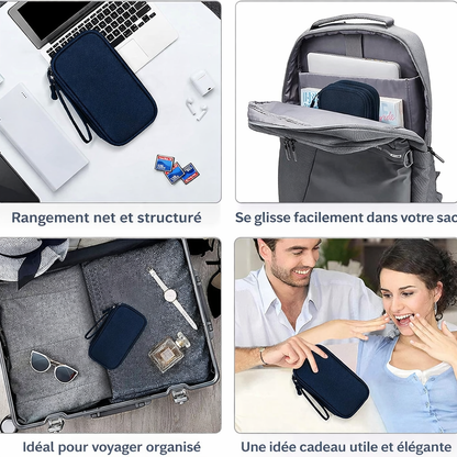 Organisateur câble voyage | TechNest™