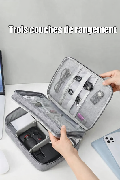Organisateur câble voyage | TechCube™
