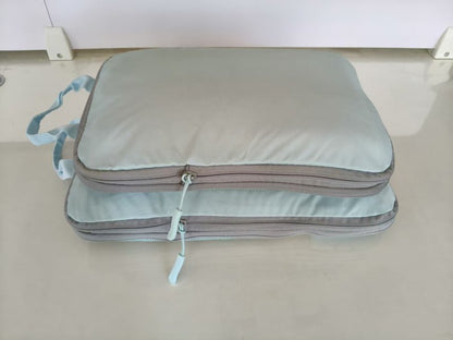 Organisateur de valise cabine à compression CabinFlex Pro™, sac de rangement de voyage gain de place compressible pour vêtements, sous-vêtements et chaussures, compatible bagage cabine avion, idéal pour optimiser l’espace dans une valise de voyage homme ou femme.