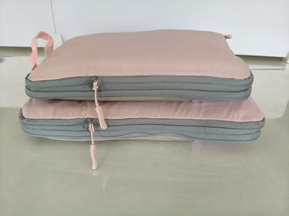 Organisateur de valise cabine à compression CabinFlex Pro™, sac de rangement de voyage gain de place compressible pour vêtements, sous-vêtements et chaussures, compatible bagage cabine avion, idéal pour optimiser l’espace dans une valise de voyage homme ou femme.