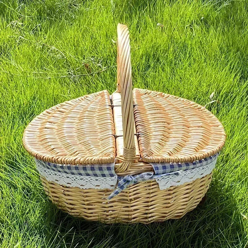 Panier osier pique nique | WillowHome™ - Rangement Chic
