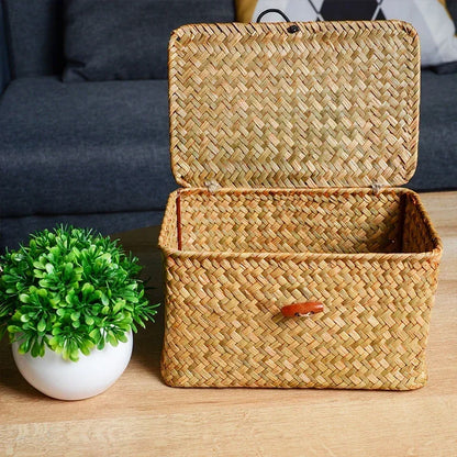 Panier osier | Tressia™ - Rangement Chic