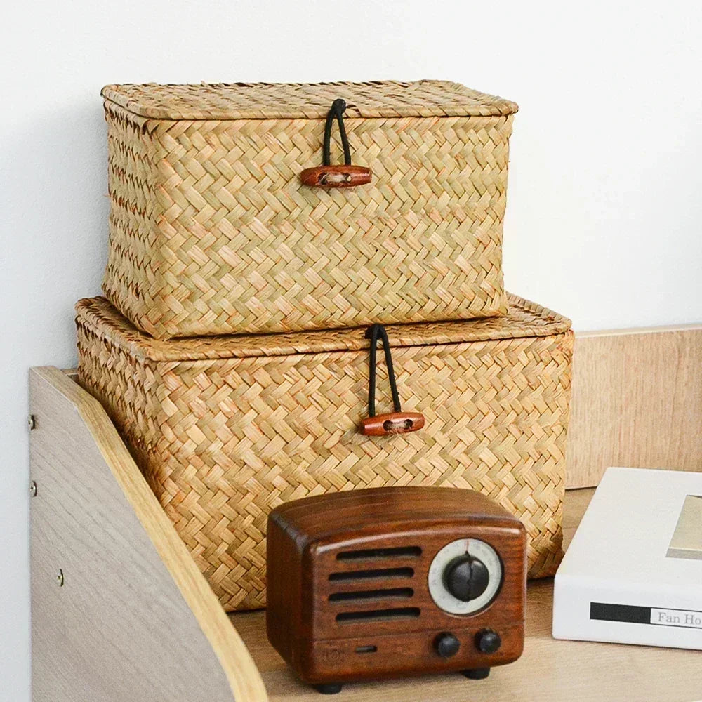 Panier osier | Tressia™ - Rangement Chic