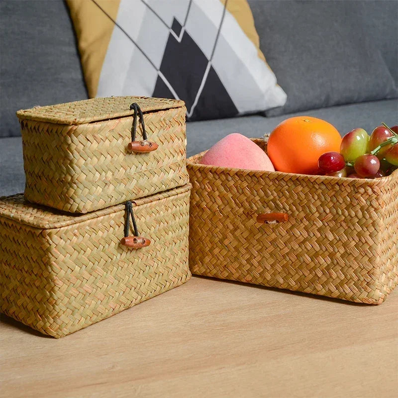 Panier osier | Tressia™ - Rangement Chic