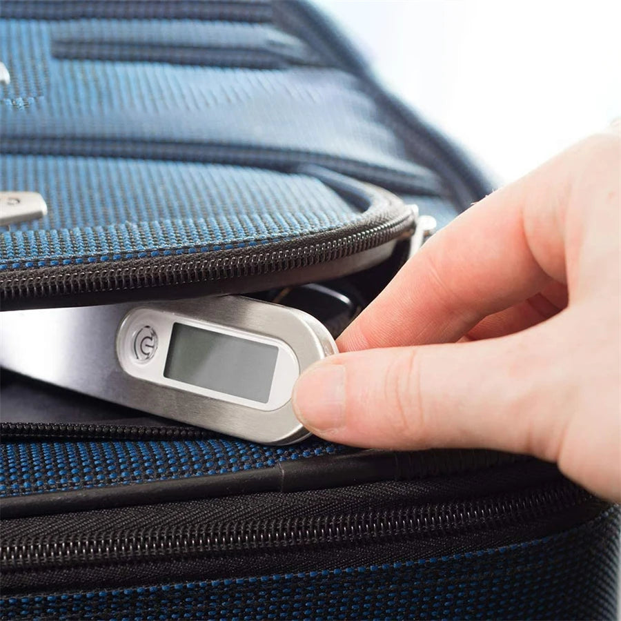 pese bagage BagCheck Pro ecran LCD vert sangle blanche 50kg precision 10g compact et discrete