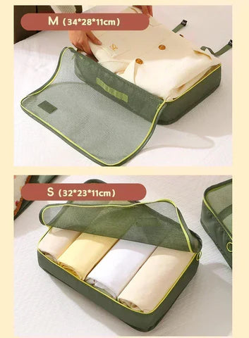 Pochette organisateur de valise M et S pour rangement vêtements, accessoire voyage pratique