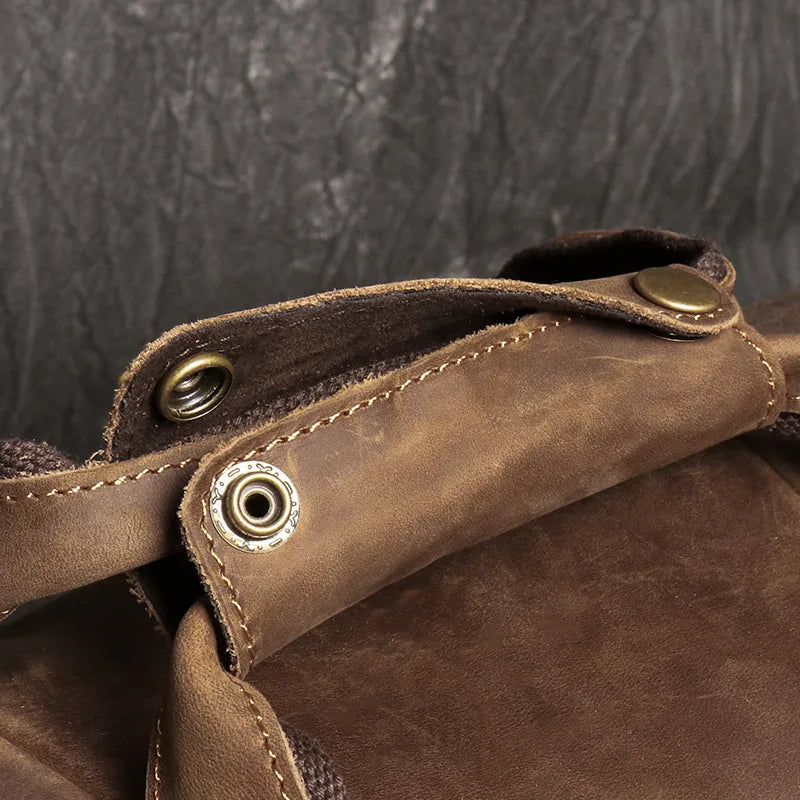 sac de voyage cuir homme en cuir véritable de vache pleine fleur finition crazy horse, sac de voyage vintage marron et noir pour homme, sac week-end cuir souple style duffle bag, sac de voyage homme bandoulière et porté main, sac de sport cuir élégant gym et déplacements professionnels, sac business voyage cuir premium, sac de voyage cuir robuste pour court séjour, sac homme cuir grande capacité doublure textile résistante, sac de voyage cuir authentique style rétro, travel bag leather men crazy horse cow l