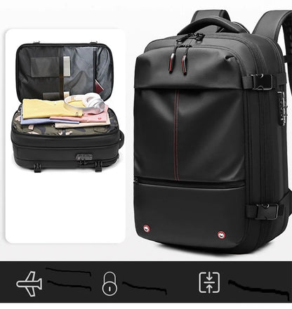 sac à dos compression sous vide AirVault, bagage cabine, rangement voyage optimisé
