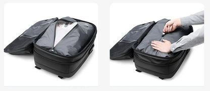 sac à dos compression sous vide Airvault avec fermeture pour gain de place, rangement voyage