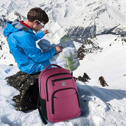 Sac a dos compression sous vide CabinePress™ : sac cabine 35L + pompe USB 1300mAh + sac compression 17L. Réduction 70% du volume. Port USB, ordinateur 15.6″.