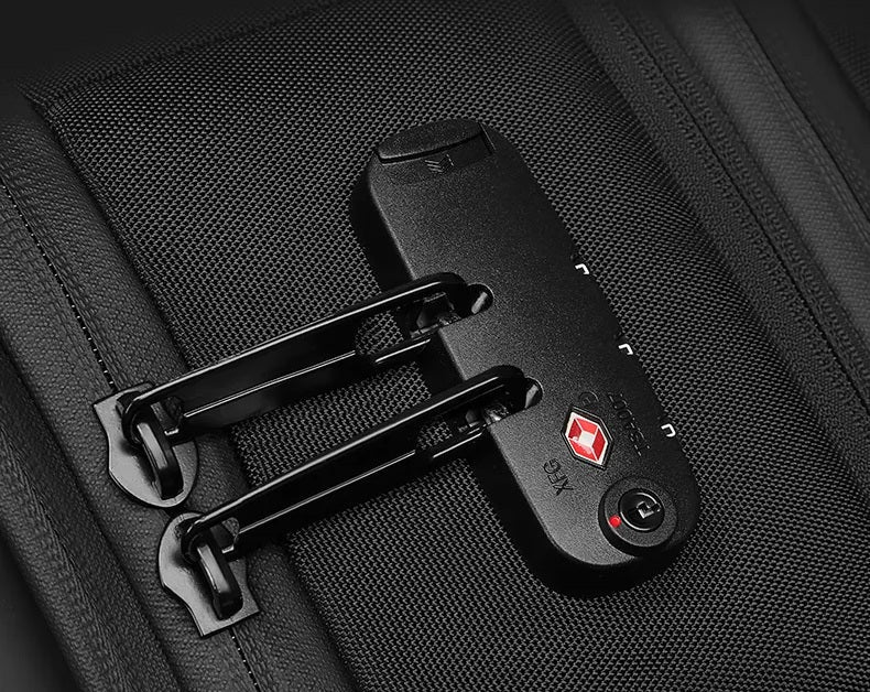 Sac à dos compression sous vide avec fermeture TSA sécurisée, guide d'utilisation illustré