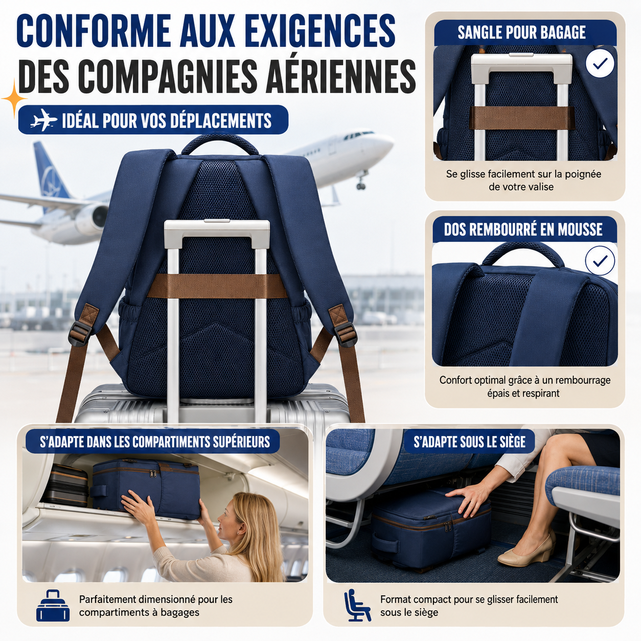Sac a dos compression sous vide | CompressFly™