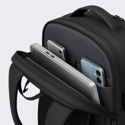 sac à dos compression sous vide Evasion Slim compartiment PC portable, organisation voyage