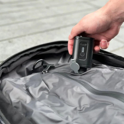 Sac à dos compression sous vide évasion slim avec pompe, organisation bagage voyage