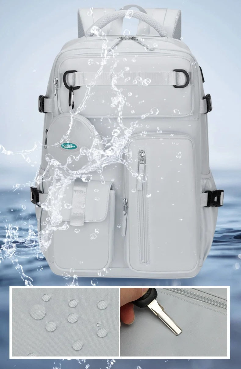 sac a dos voyage avion avec compartiment ordinateur etanche
