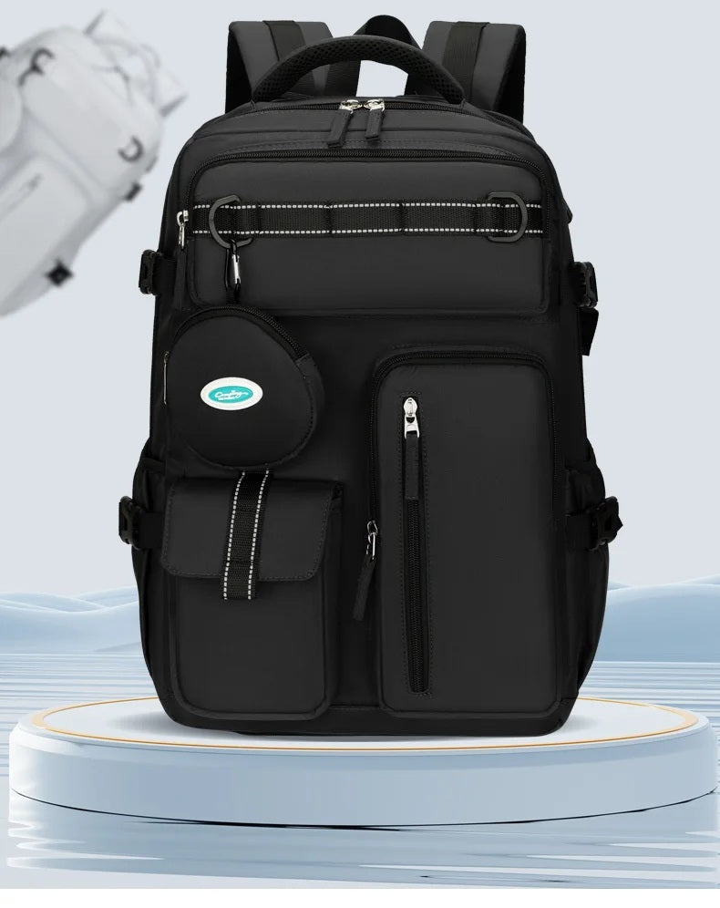 sac a dos voyage avion avec compartiment ordinateur couleur noir