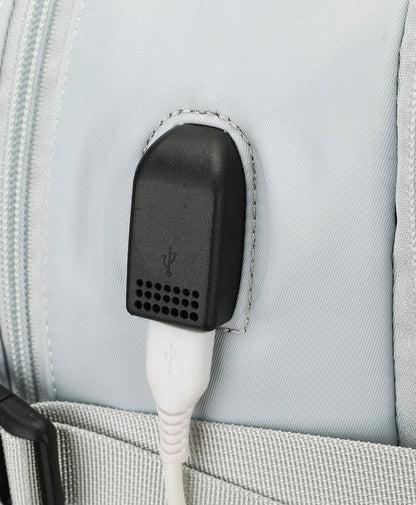 sac a dos voyage avion avec compartiment ordinateur port usb