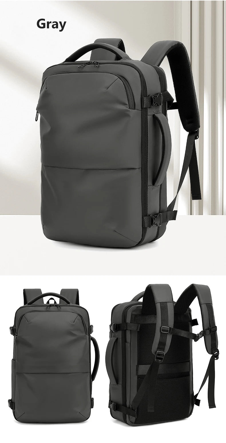 Sac a dos voyage compression sous vide 17 pouces 36-55L