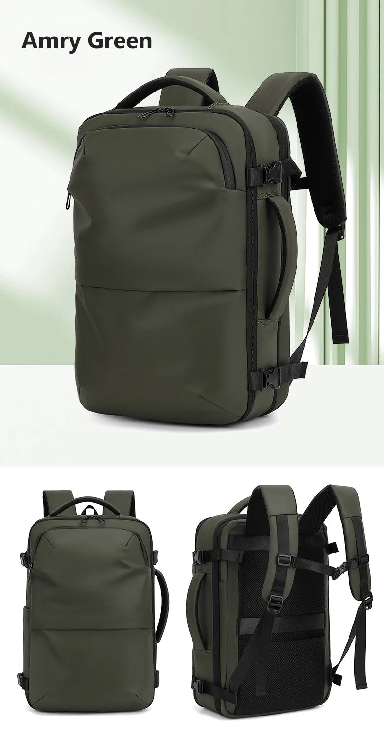 Sac a dos voyage compression sous vide 17 pouces 36-55L