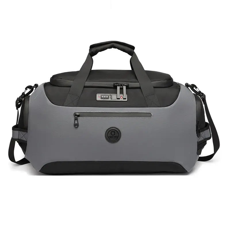 Sac de voyage cabine homme imperméable grande capacité avec compartiment chaussures, poche humide et sangle valise, idéal avion et courts séjours