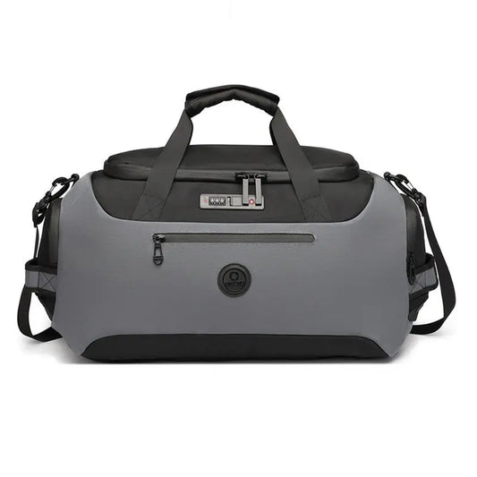 Sac de voyage cabine homme imperméable grande capacité avec compartiment chaussures, poche humide et sangle valise, idéal avion et courts séjours