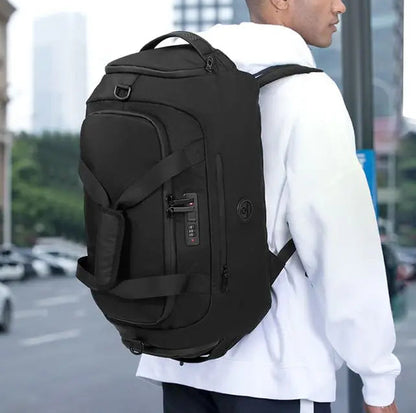 Sac cabine multifonction pour homme porté main, épaule ou sac à dos, pratique pour voyage, sport et déplacements professionnels