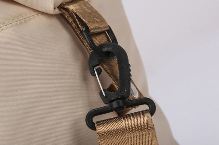 détail finition sac de voyage cabine Flexcarry, sangle résistante et attache solide
