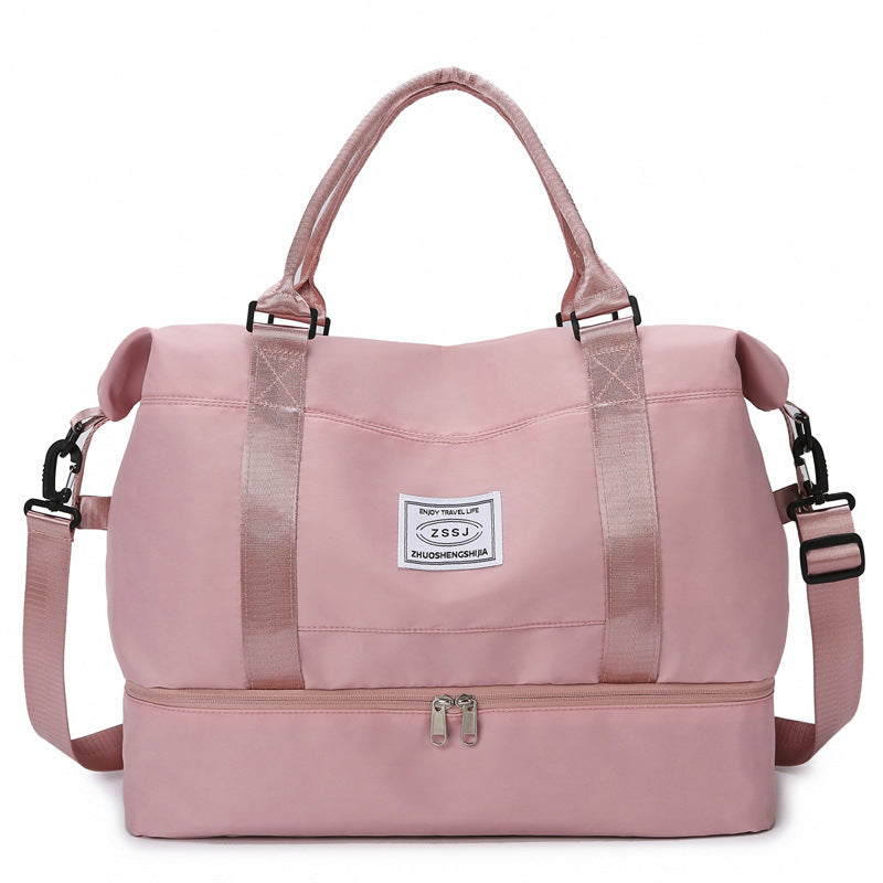 sac de voyage cabine Flexcarry rose, grand format, compartiment zippé, accessoire organisation voyage
