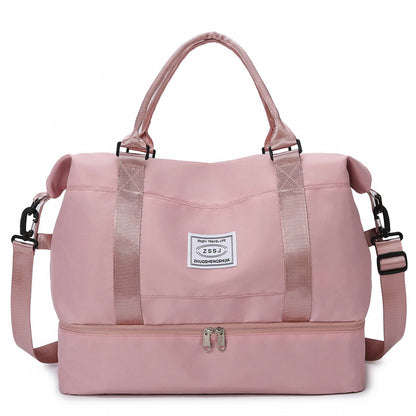 sac de voyage cabine Flexcarry rose, grand format, compartiment zippé, accessoire organisation voyage