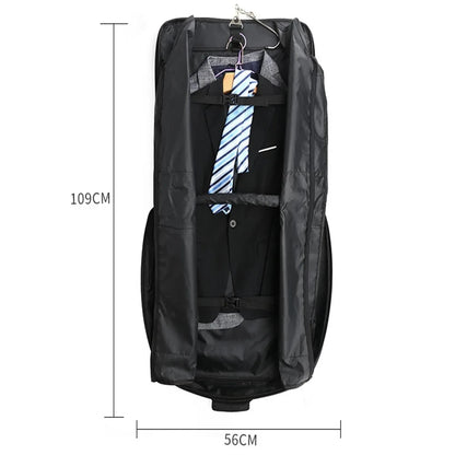 Sac de voyage costume anti-froisse suspendu, rangement valise longue traine, 109x56cm