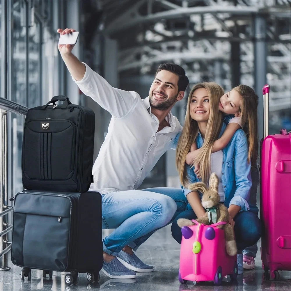 sac de voyage costume anti-froisse suspendu polyvalent noir à roulettes à l’aéroport