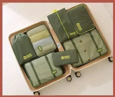 Sac organisateur de valise étanche chaussures vert pour rangement voyage, accessoires pratiques