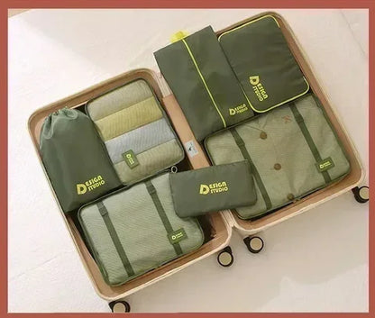 Sac organisateur de valise étanche chaussures vert pour rangement voyage, accessoires pratiques
