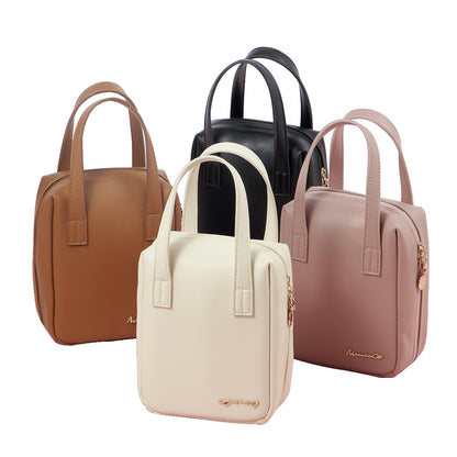 trousse de toilette voyage elegante et compacte en cuir PU disponible en plusieurs coloris pour organisation cabine