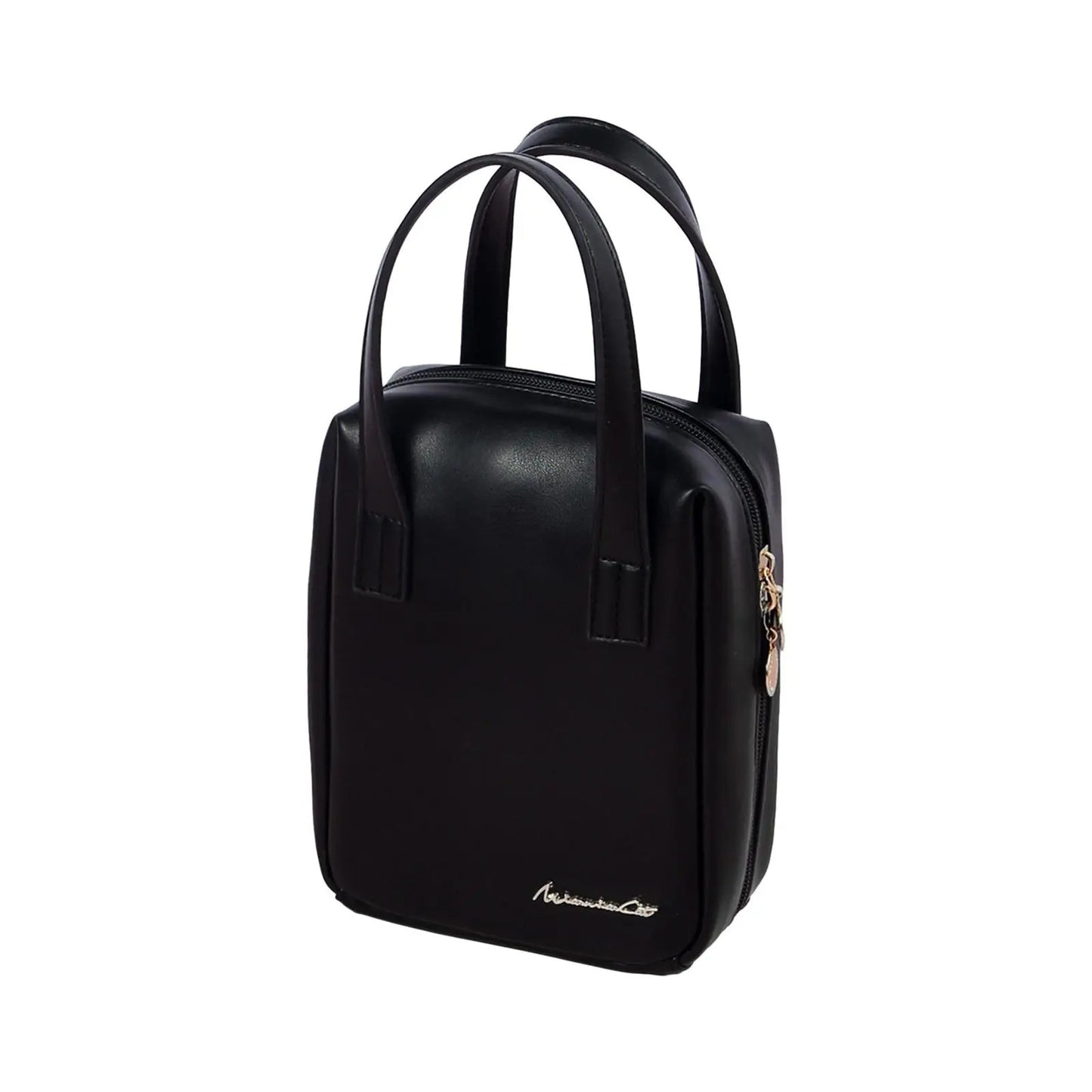 trousse de toilette voyage elegante et compacte en cuir PU disponible en plusieurs coloris pour organisation cabine