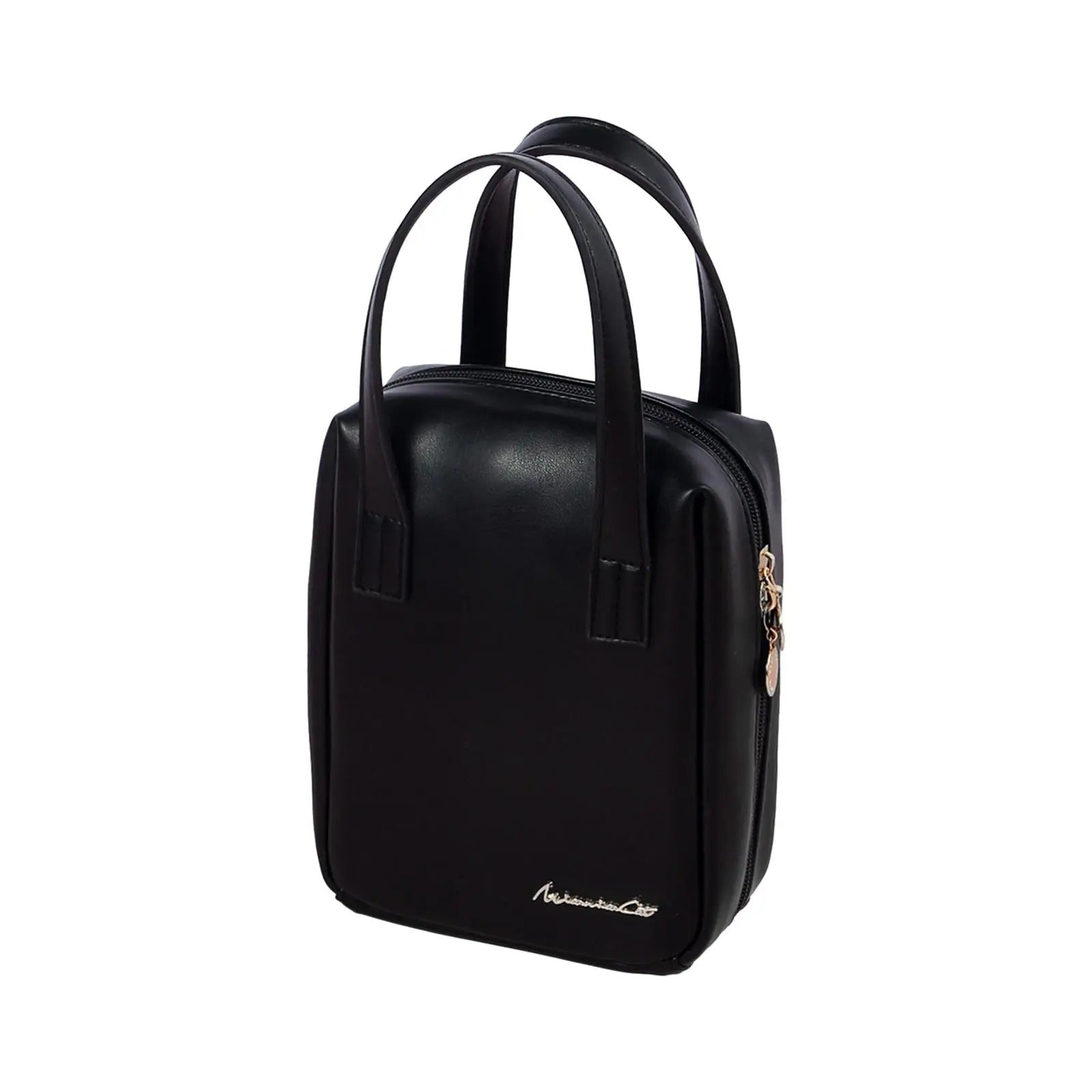 trousse de toilette voyage elegante et compacte en cuir PU disponible en plusieurs coloris pour organisation cabine