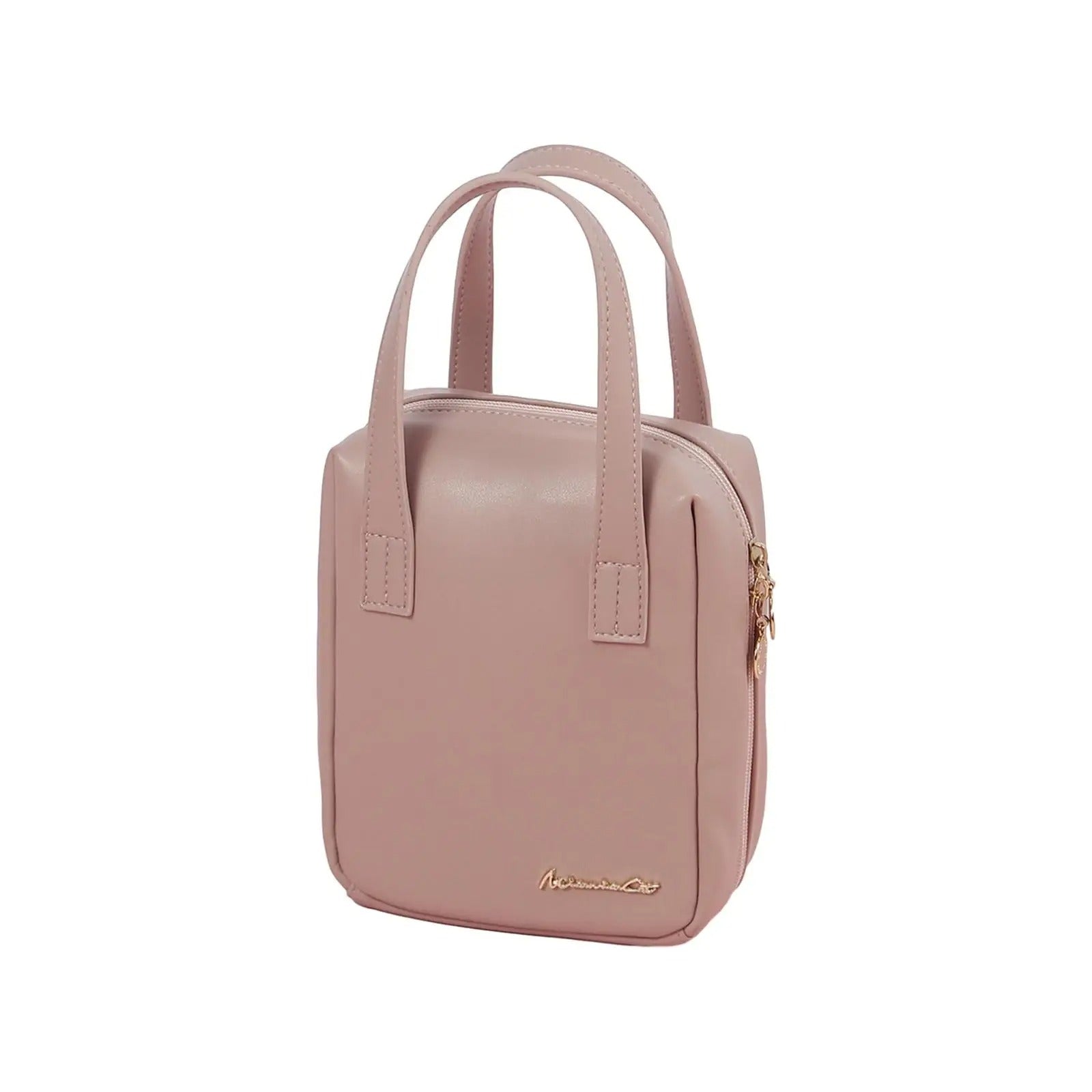 trousse de toilette voyage elegante et compacte en cuir PU disponible en plusieurs coloris pour organisation cabine