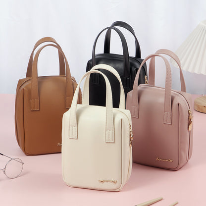 trousse de toilette voyage elegante et compacte en cuir PU disponible en plusieurs coloris pour organisation cabine